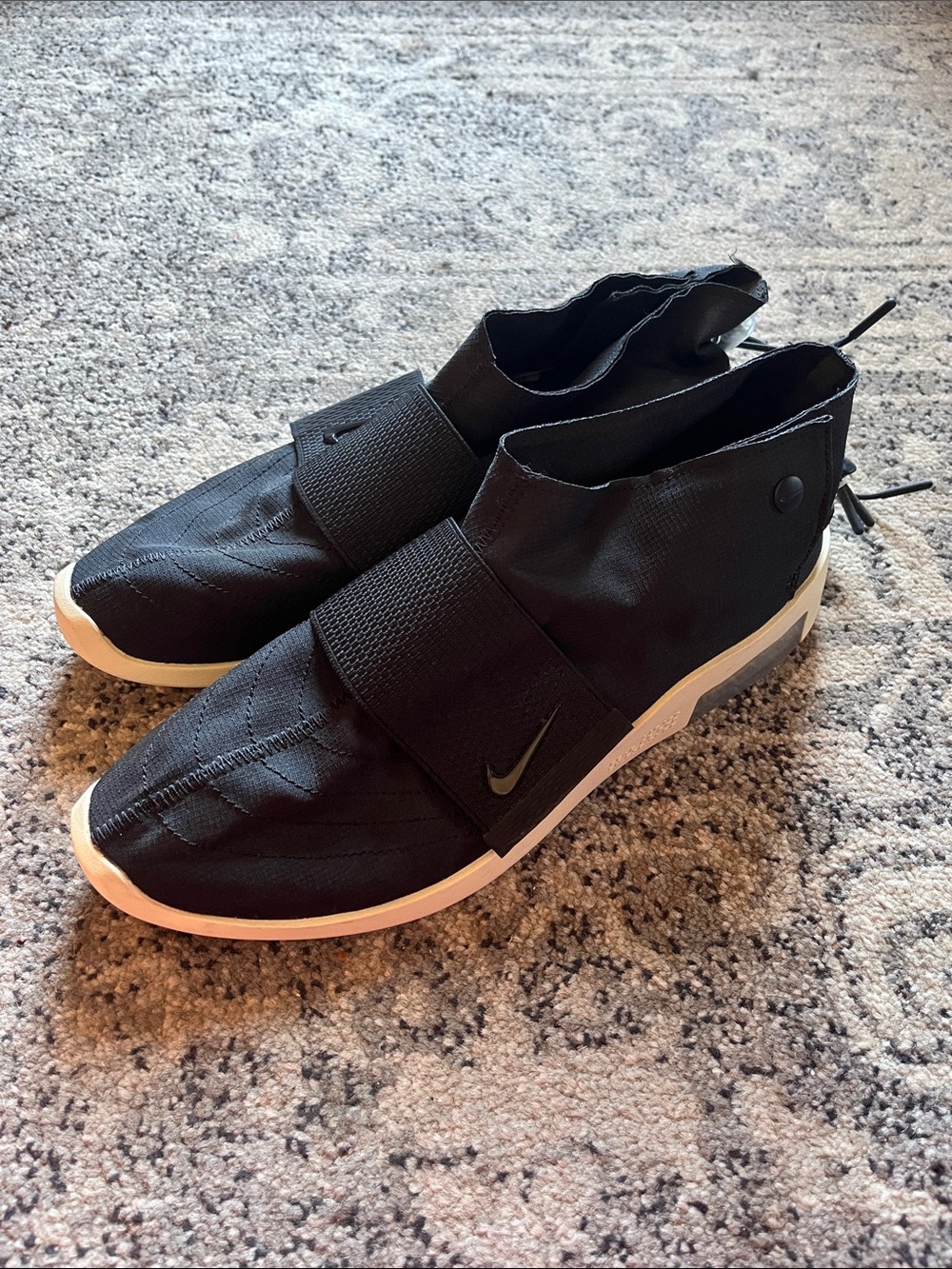 Nike Air Fear of God Moc Sneakers in Black